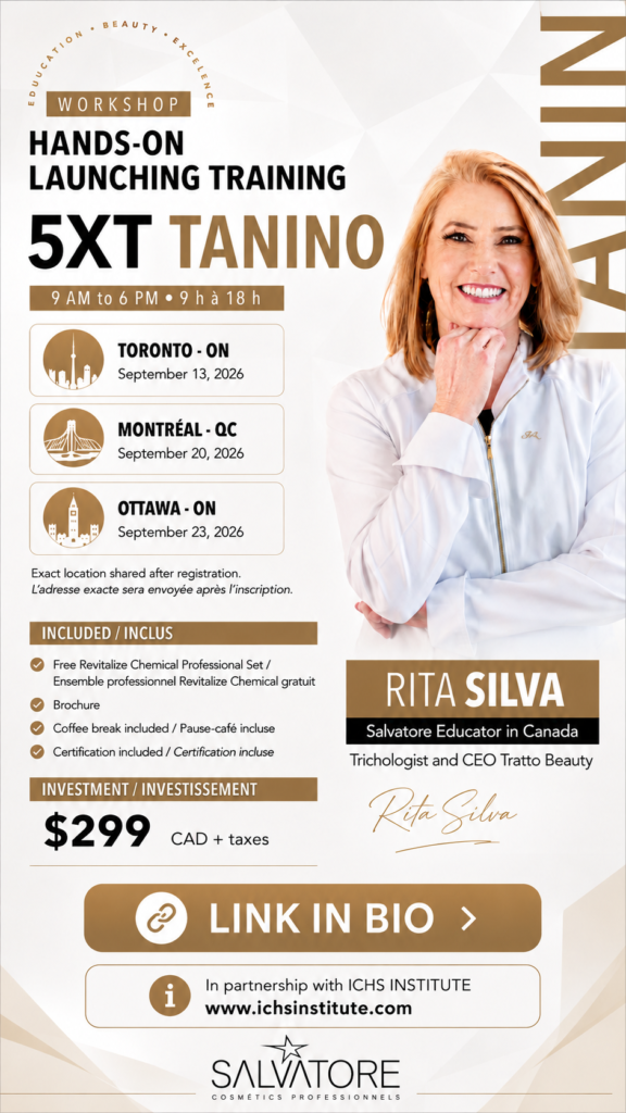 LAUNCHING Tanino Therapy Exclusive Professional Certification (Ottawa)